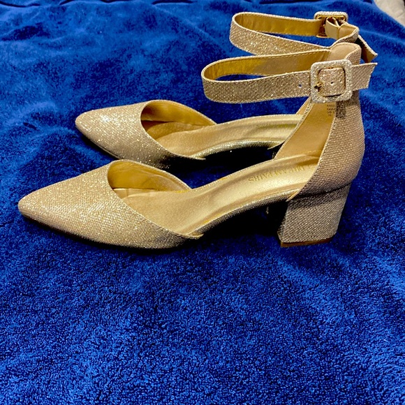 DREAM PAIRS x Size 11 x "Annee" Gold Glitter Pump - Picture 2 of 7